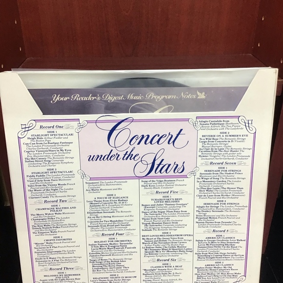 Reader's Digest Concert Under the Stars Romantic Orchestras Vinyl Record Collect - Picture 8 of 12